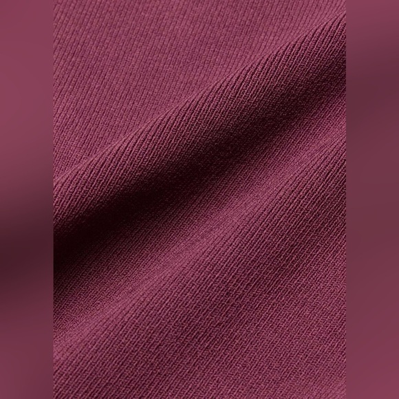 Babaton Sculpt Knit Twist Tank in Maroon - Size M - Picture 2 of 5